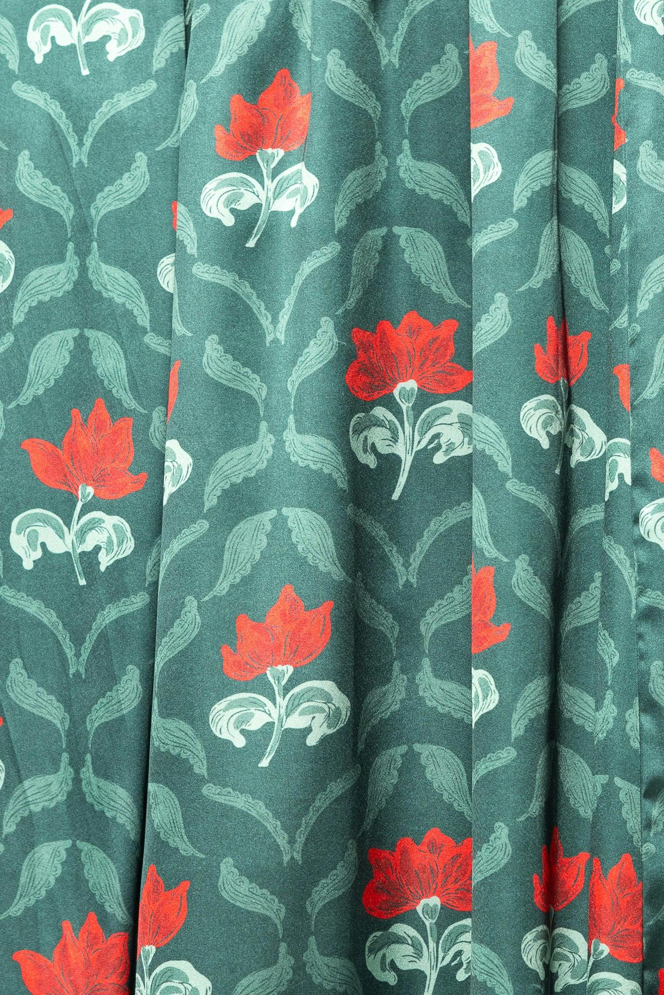 Rayna Dress in Green Floral Block
