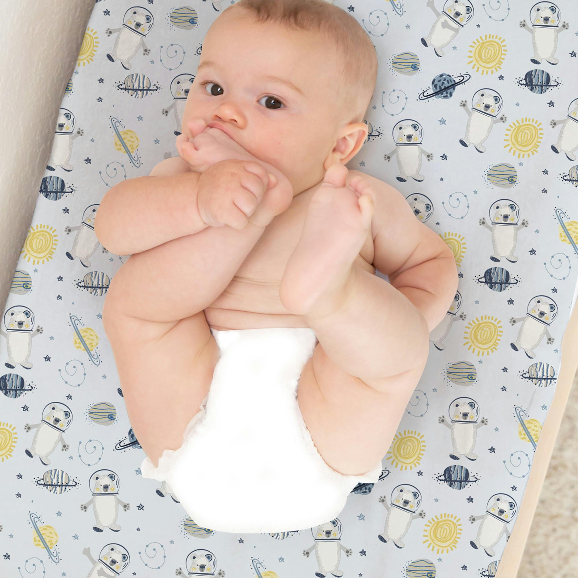 Print Organic Changing Pad Cover