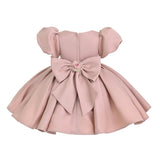 Pink Verena Tulle Pleated Floral Dress