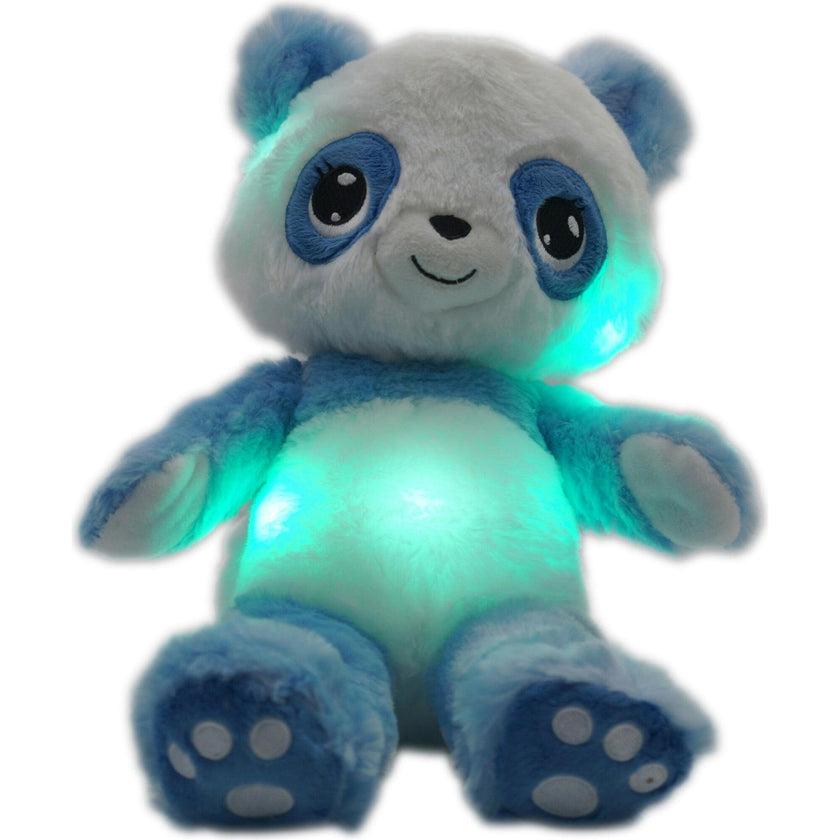 Happy Nappers: Lullabrites - Musical Light Up Bedtime Plush - White & Black