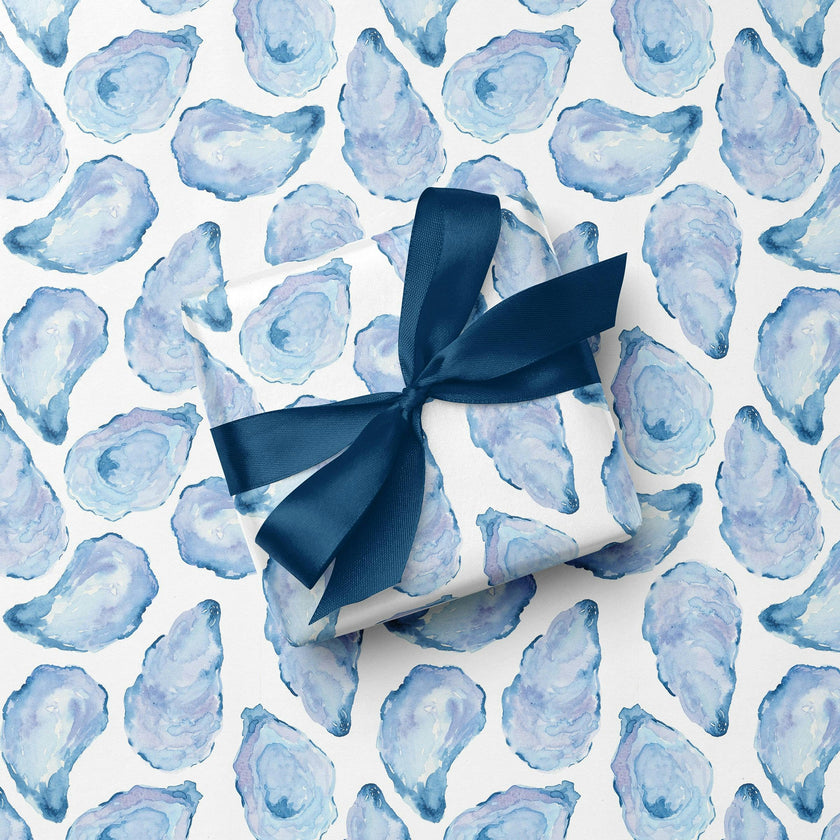 Mussel Shells Coastal Gift Wrap