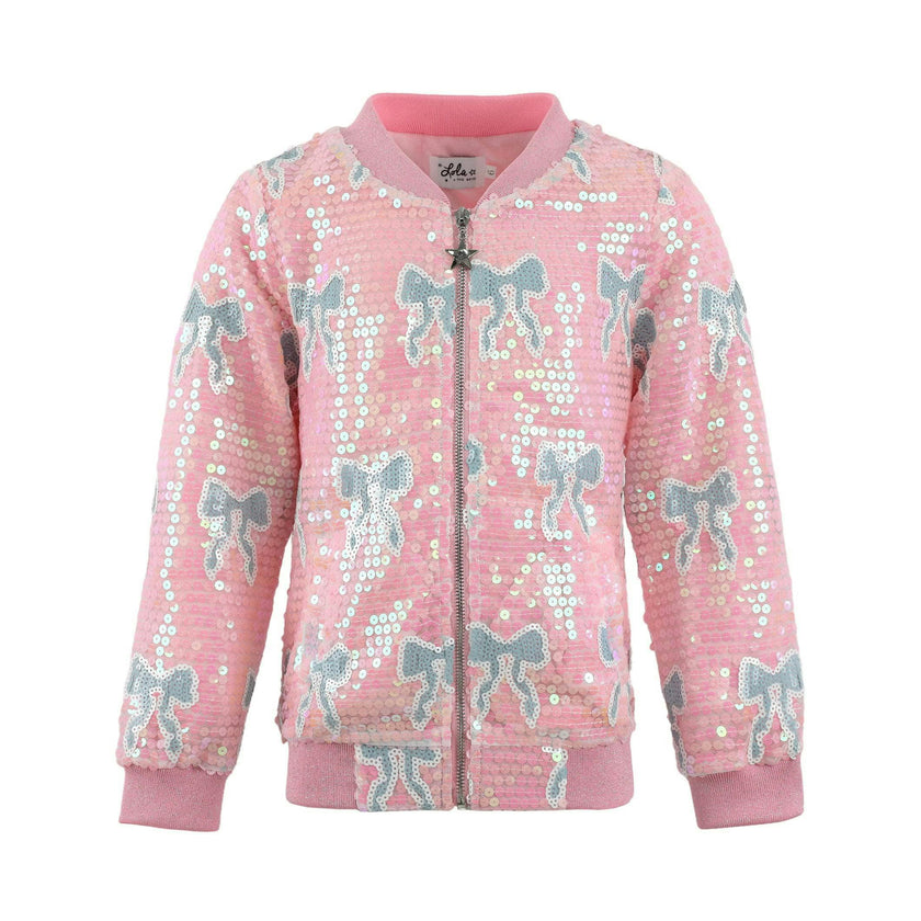 Sequin Bows Bomber