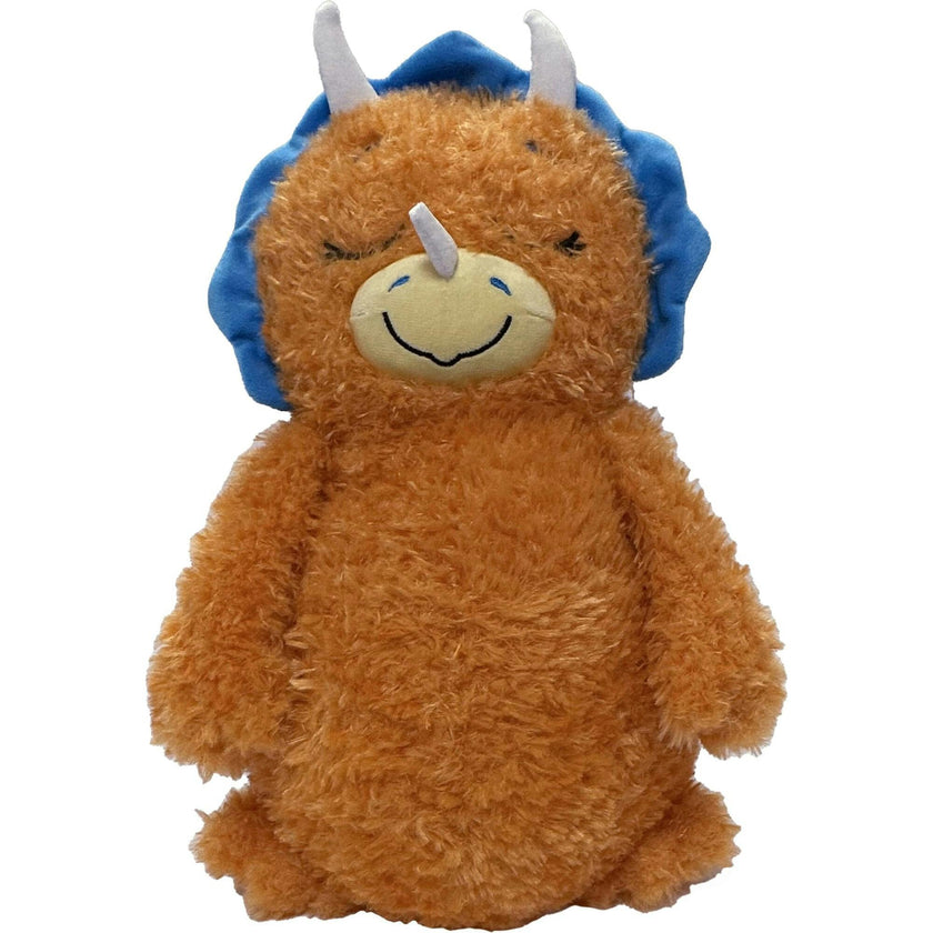 Happy Nappers: Adorable Storables -Dino Triceratops- Brown/Blue