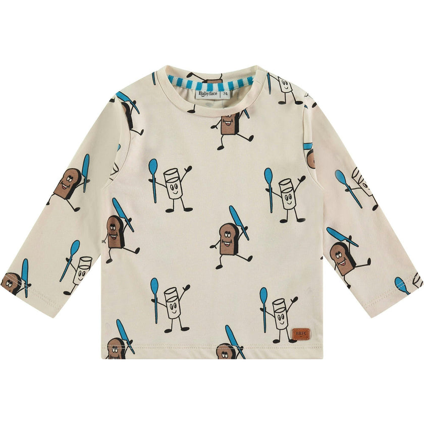 Long Sleeve T-Shirt Milk & Toast