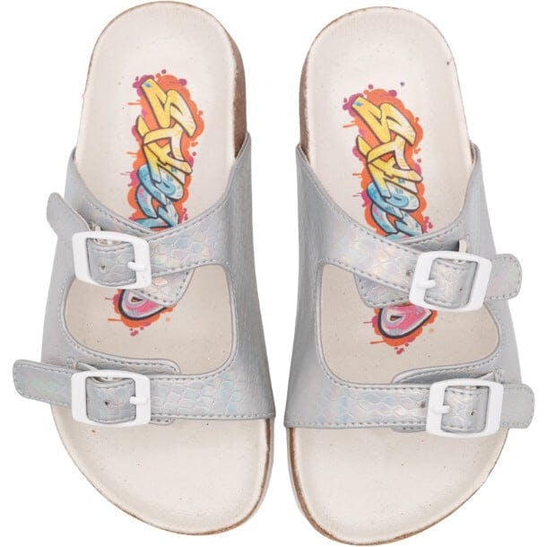 NOA MERMAID DOUBLE BUCKLE SANDAL, Pink