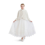 Ivory Plush Asymmetrical Coat
