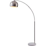 Arquer Arc 68.1" Metal Floor Lamp with Bell Shade