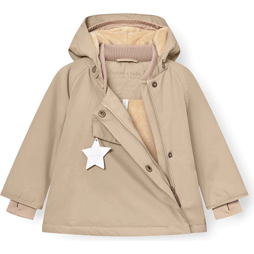 MINI A TURE MATWANG Fleece Lined Winter Jacket - Savannah Tan
