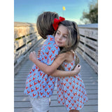 Lobster Wave Shift Dress