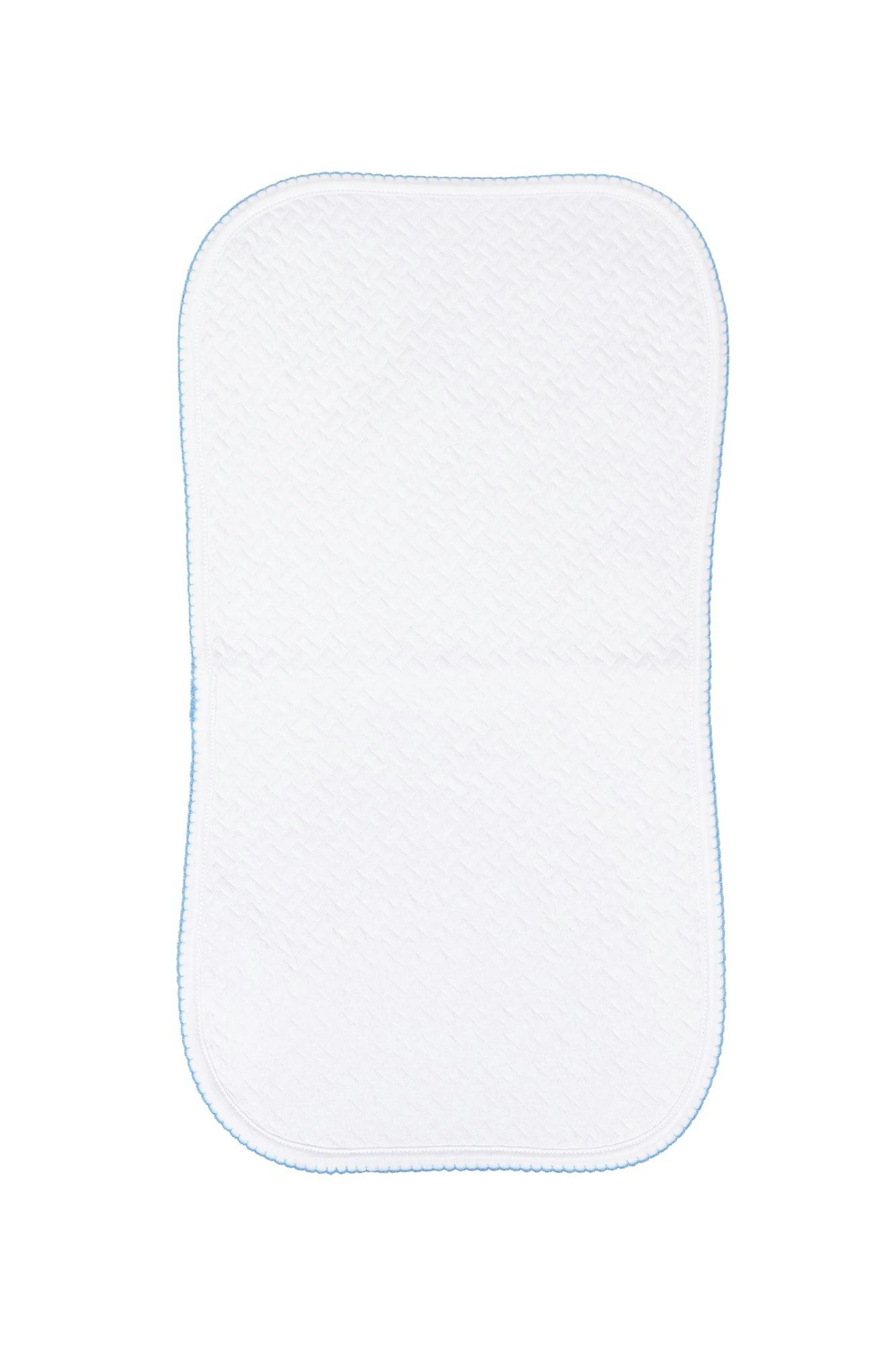 Basket Weave Baby Burp Cloth
