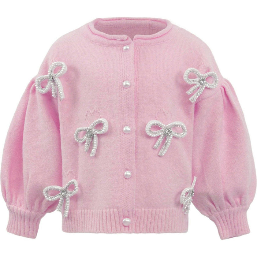 Pearl Bow Cardigan