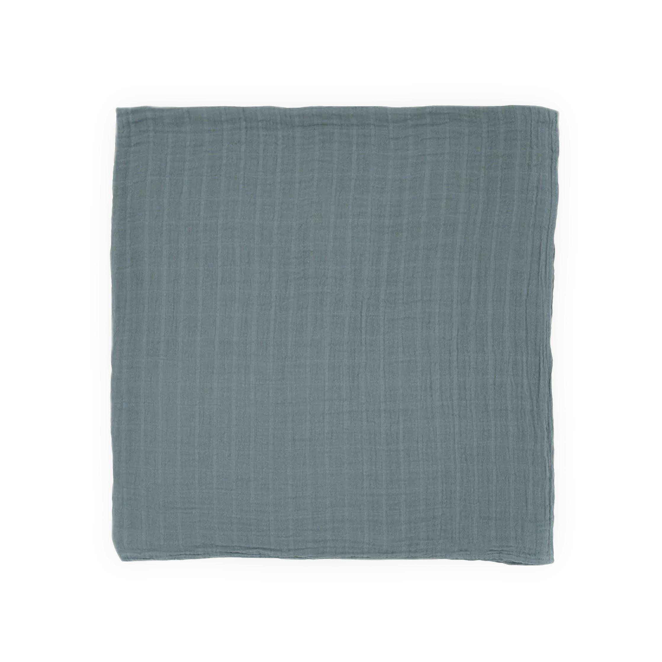 Cotton Muslin Swaddle Blanket - Sea