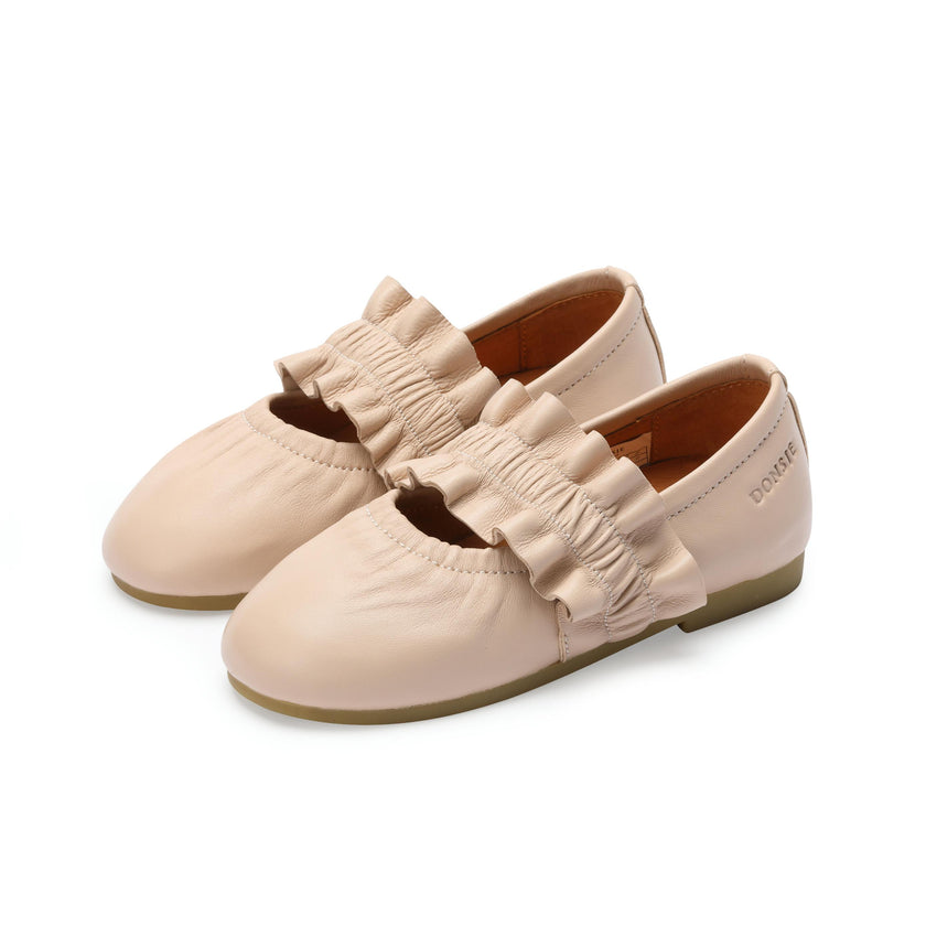 Iffie Ballerinas | Light Rose Sheep Leather