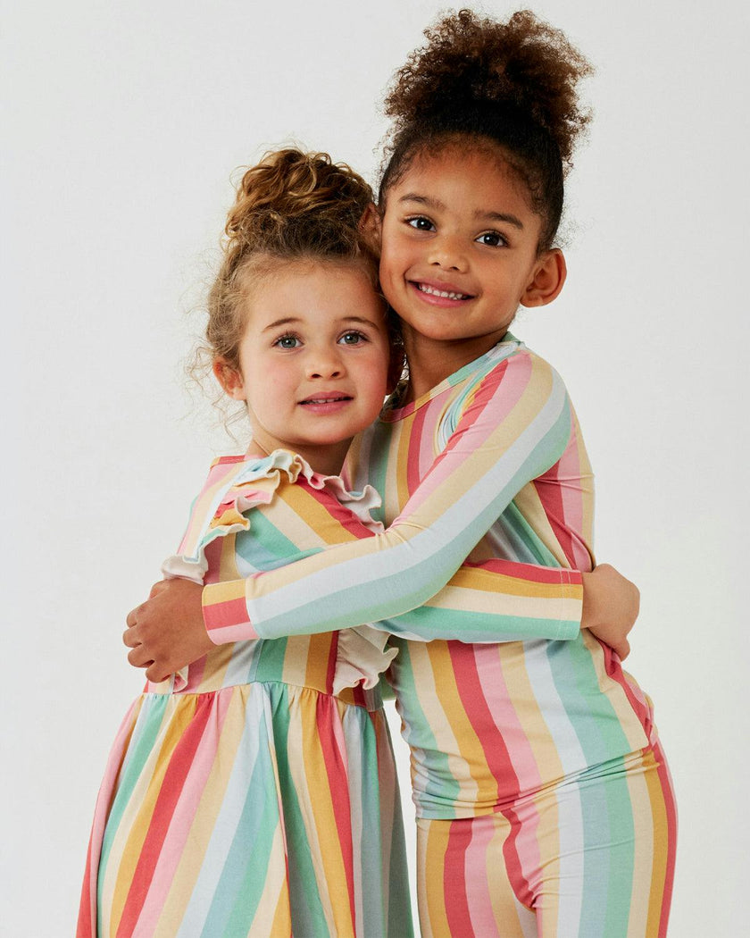 Organic Ruffle LS Dress