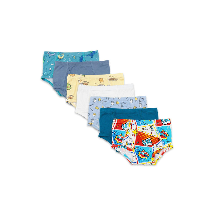 Boys' Bamboo Core 2 Underwear 7-Pack