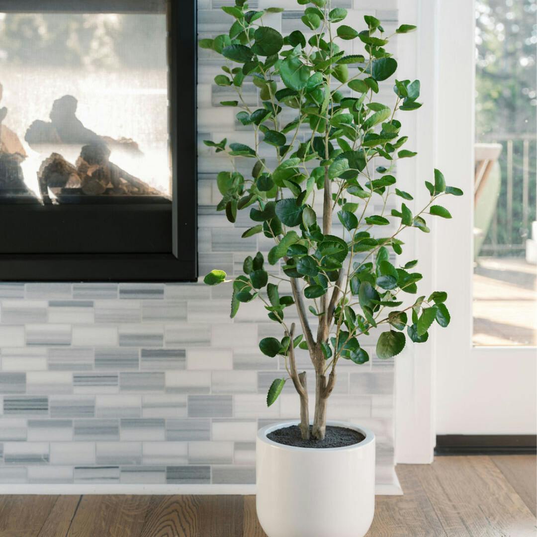 4' Faux Potted Eucalyptus Tree