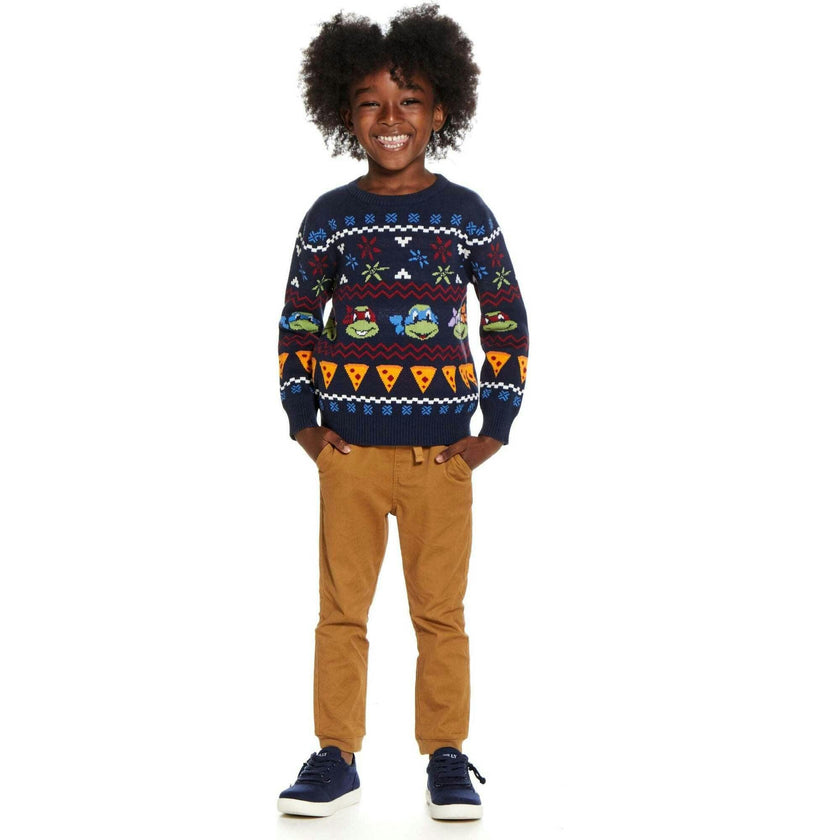 TMNT® X Andy & Evan® Turtles Jacquard Sweater