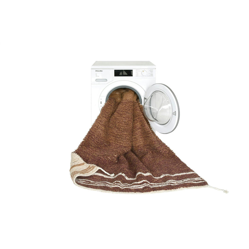 Twin Reversible Rug. Brown