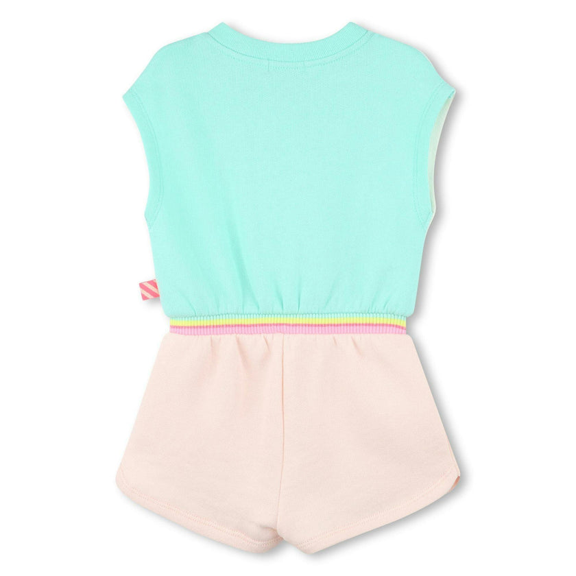 Multicolor Short Cotton Romper