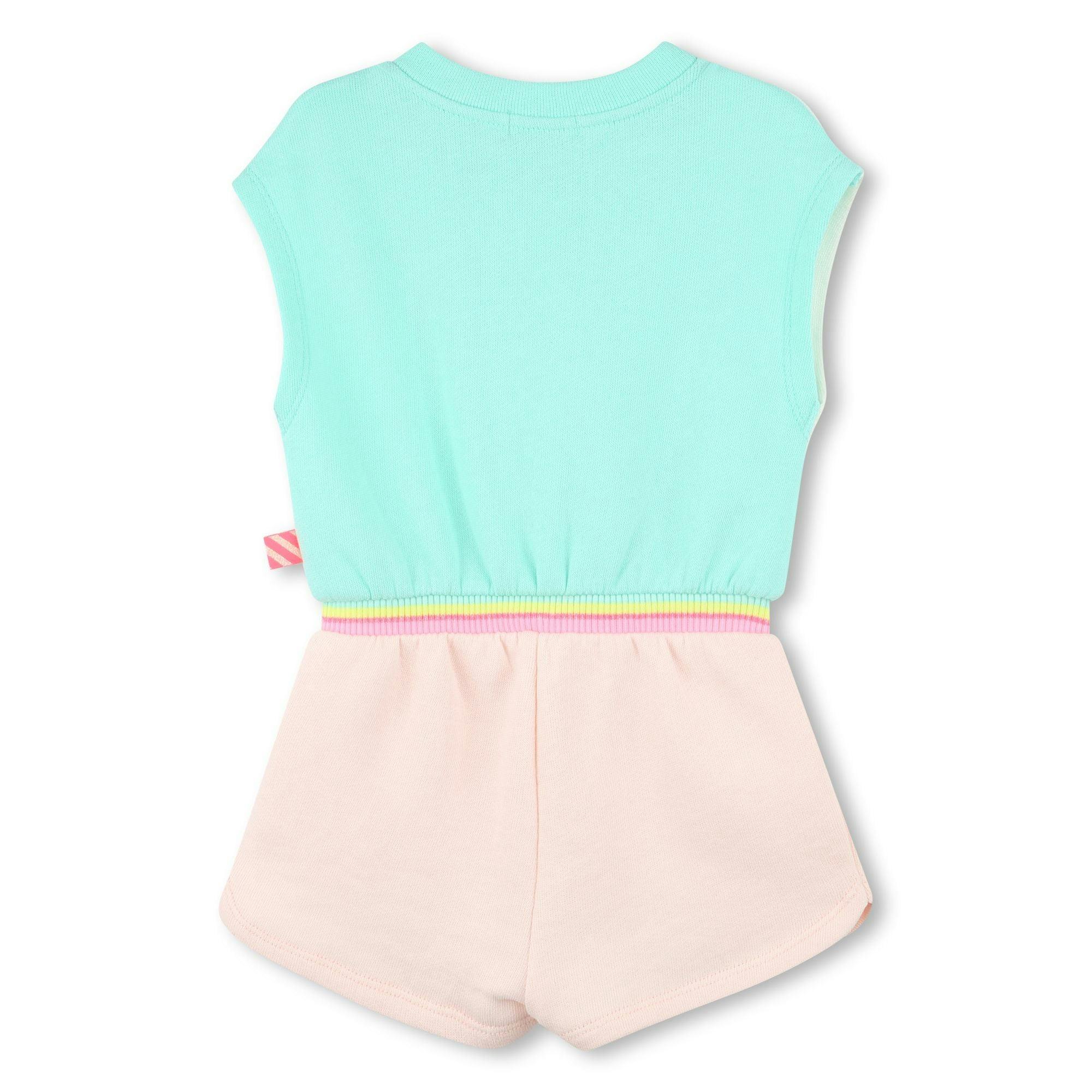 Multicolor Short Cotton Romper