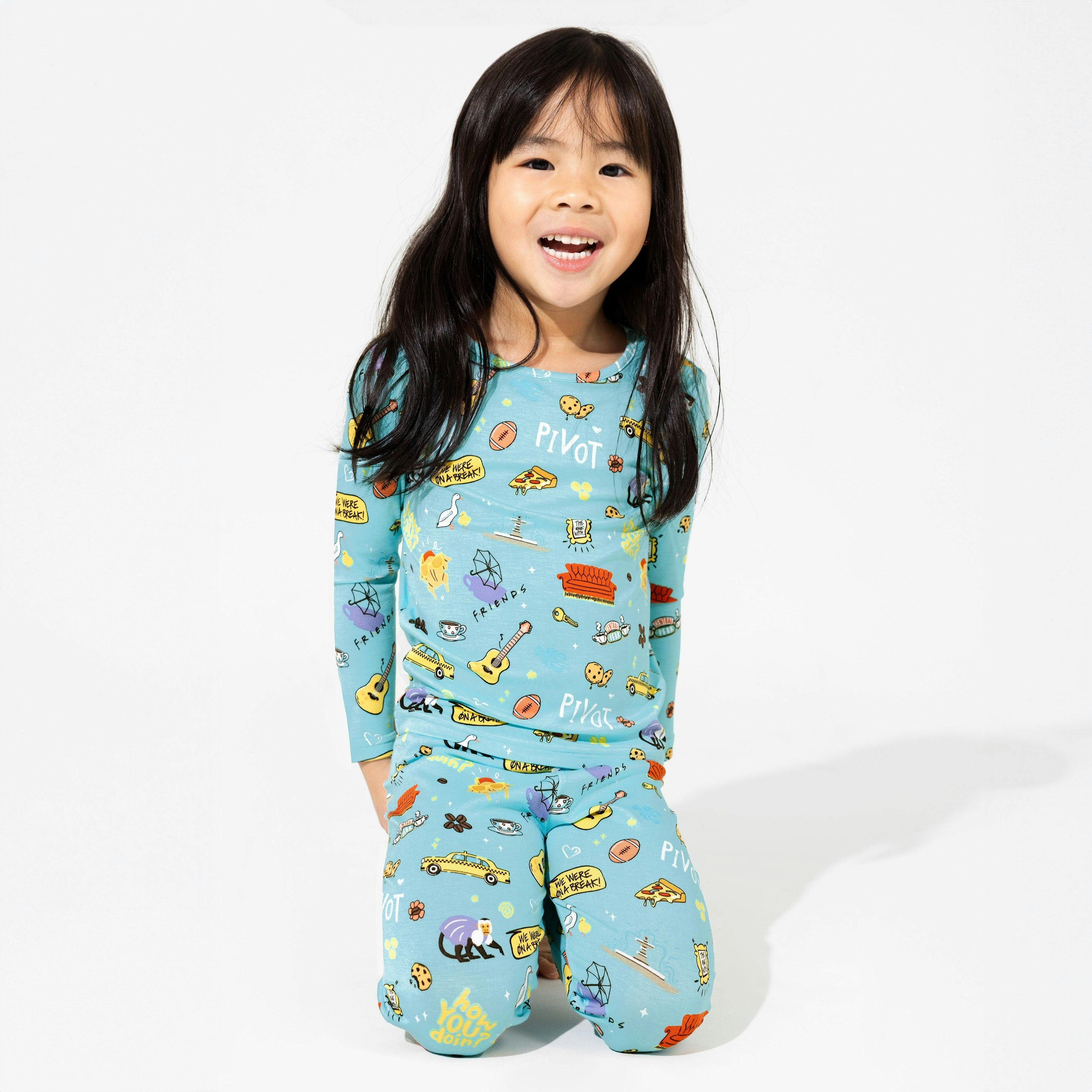 FRIENDS™: Central Perk Bamboo Kids Pajamas
