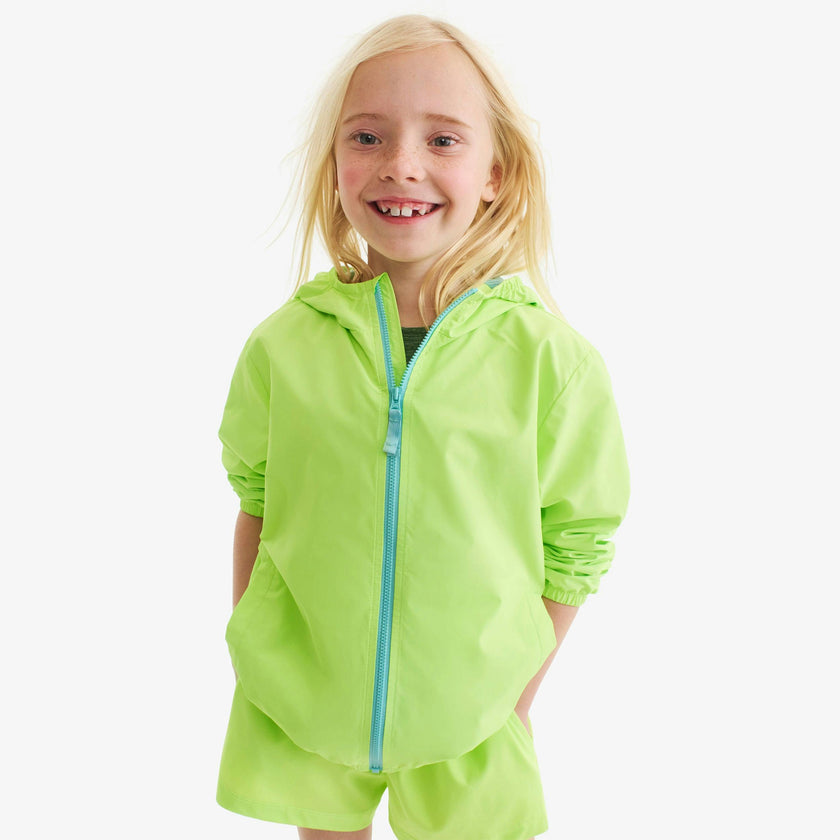Kids packable windbreaker