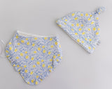 Lemons Pima Cotton Baby Bib