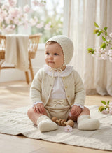 The Aspen Cashmere Baby Cardigan | Cream