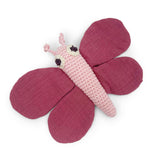 Green Baby Girl Gift Set 🍀🐞 100% organic cotton crochet rattle, pulling toy and lovey