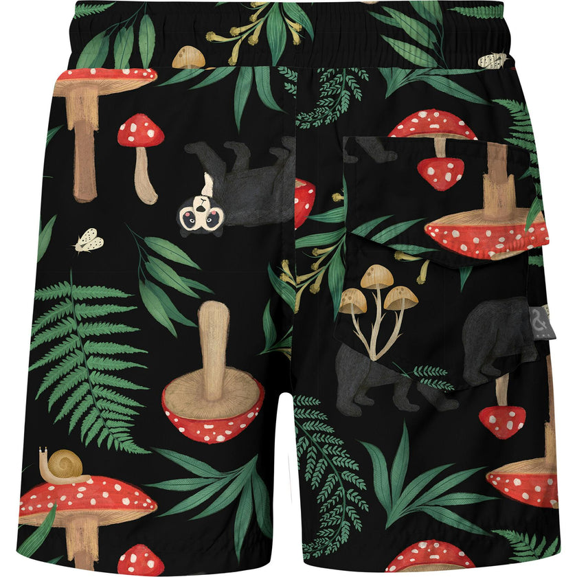 EL BOSQUE DE ALBEART NEGRO - SWIMSHORTS