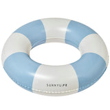 Slim Tube Pool Ring: La Mer Med Blue