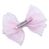 Multicolor Glitter Bow Hair Clip Set