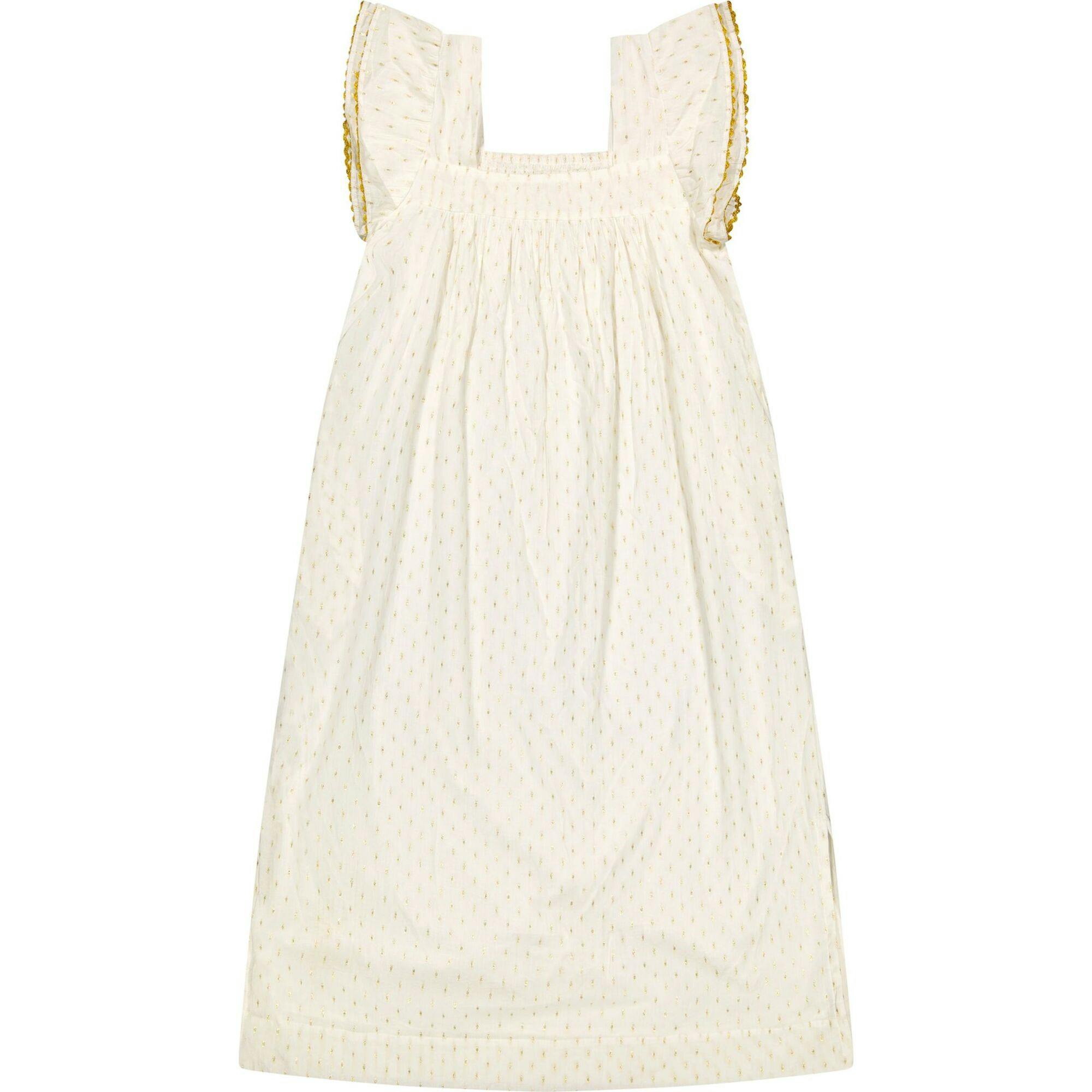 Maxi Sandrine Women's Dress Gold Dobby, Gold