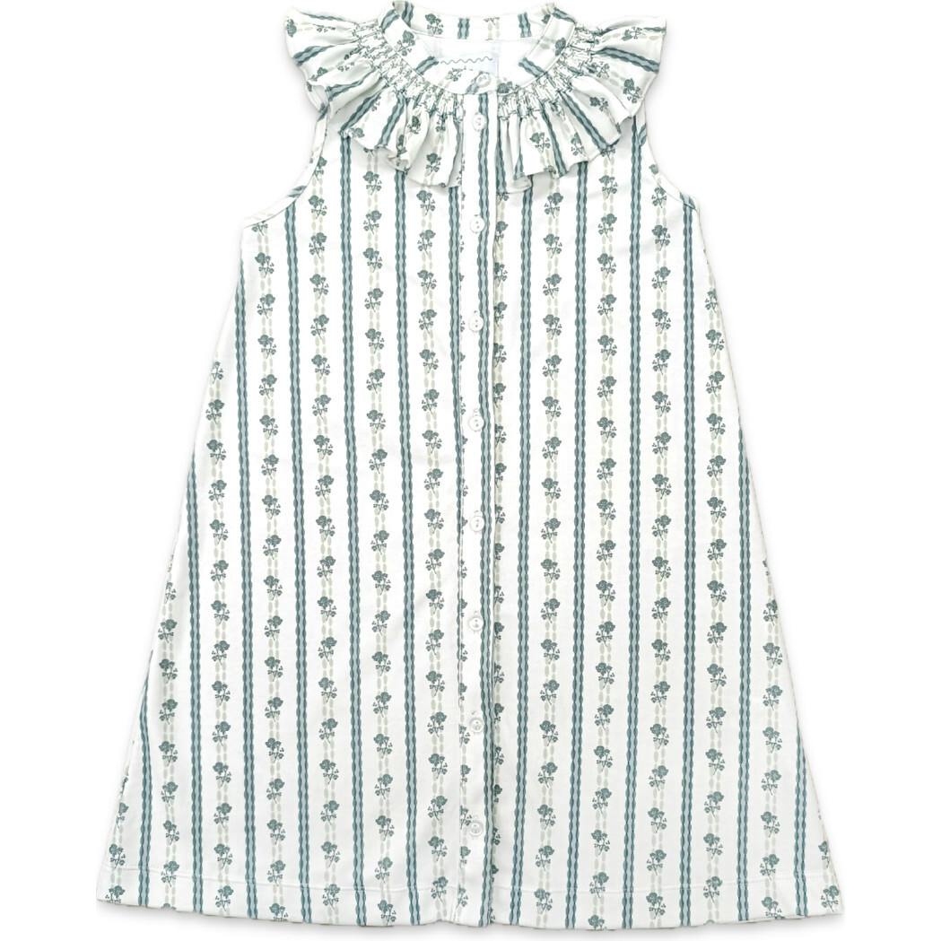 Molly Anne Sleeveless Dress in Scallop Stripe