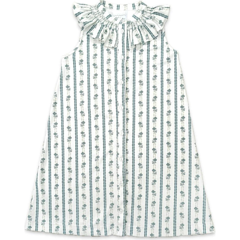 Molly Anne Sleeveless Dress in Scallop Stripe