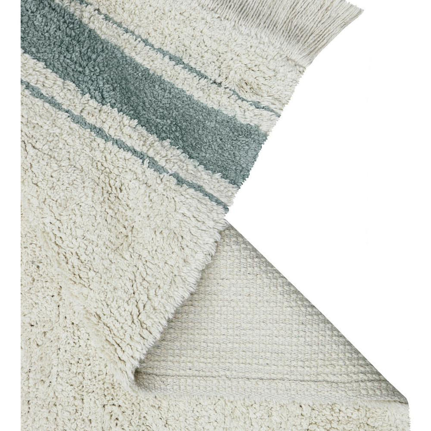 Gastro Washable Rug. Vintage Blue