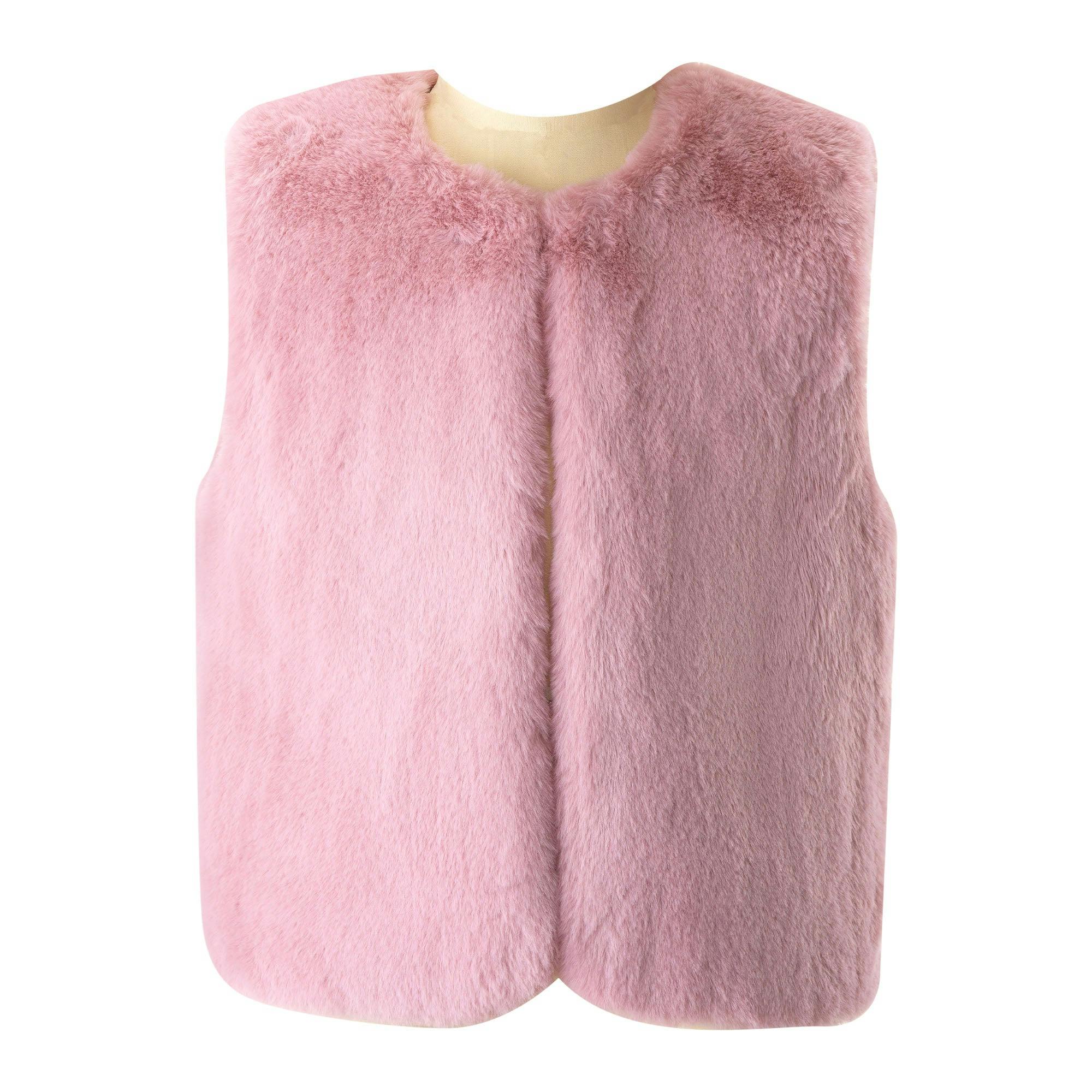 Girl's Faux Fur Gilet