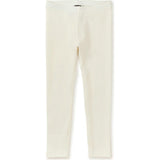 Pointelle Knit Stretch Leggings, White