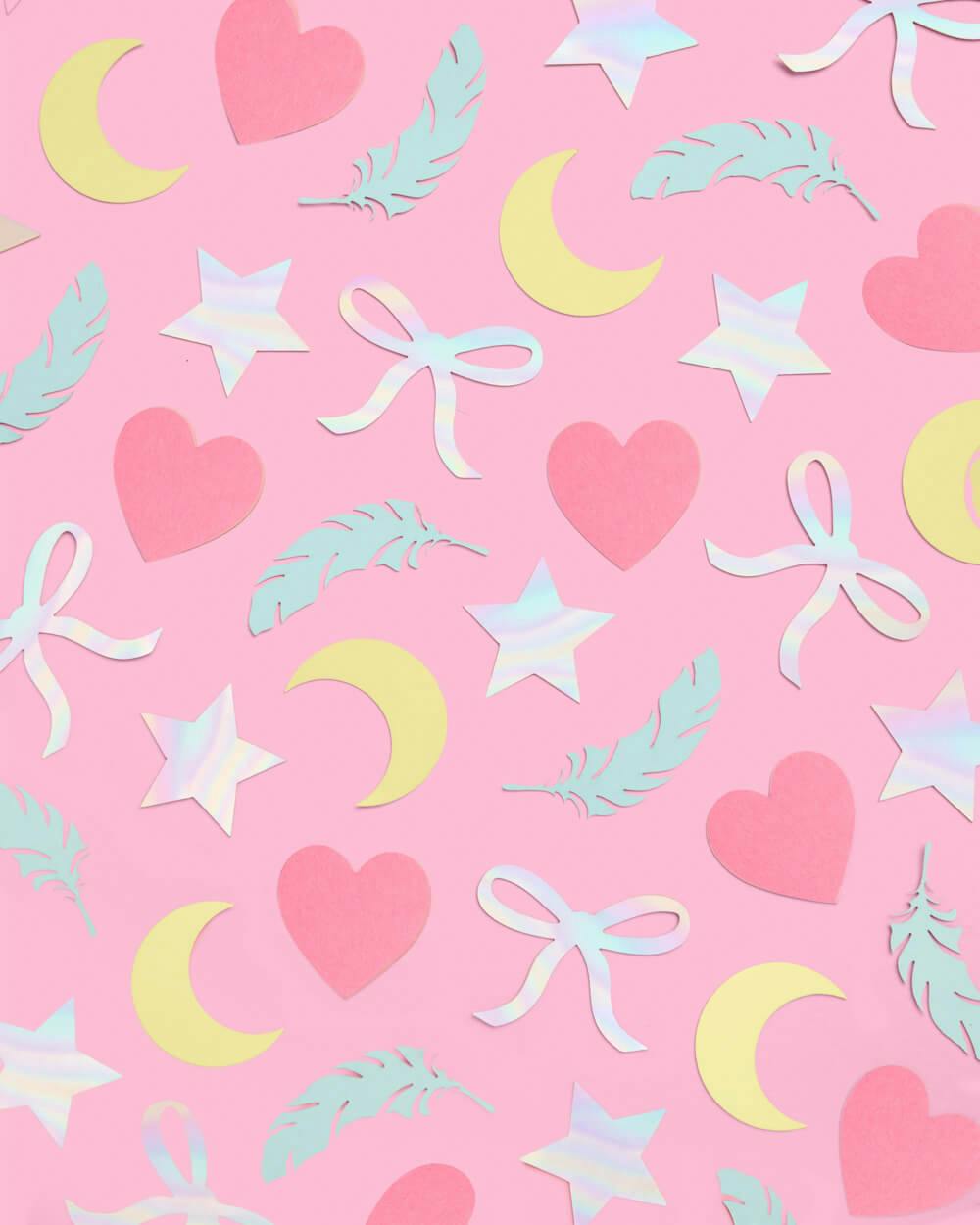 Sweet Dreams Confetti - 200 pc iridescent foil confetti