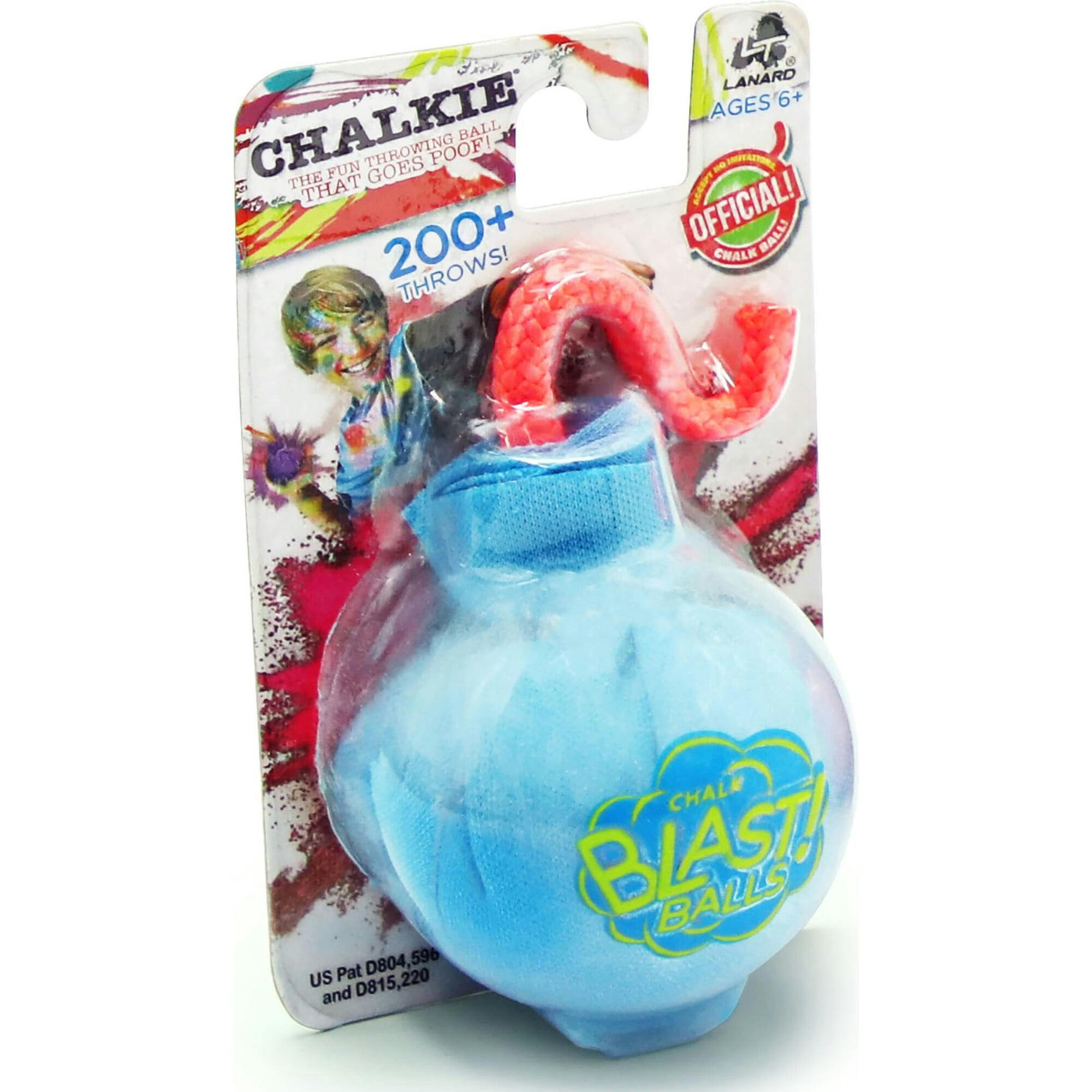 Chalkie Chalk Blast Balls - 6 Pack of Colorful Assorted Balls for Explosive Color Fun