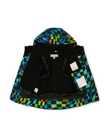Two Piece Play Snowsuit Green Yellow And Blue Checkerboard With Yellow Pants