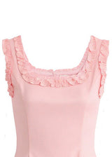 Light Pink Marston Ruffle Strap Dress