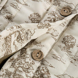 Country Toile Quilted Jumpsuit