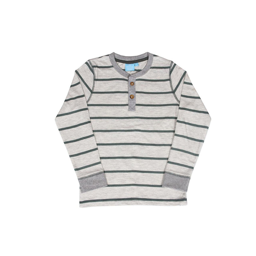 Leo Long Sleeve Henley Boy