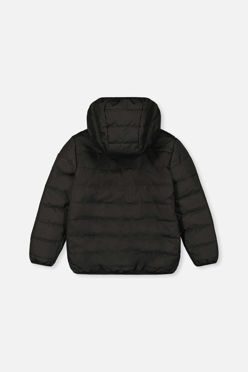 Insulating Quilted Mid-Season Jacket Black