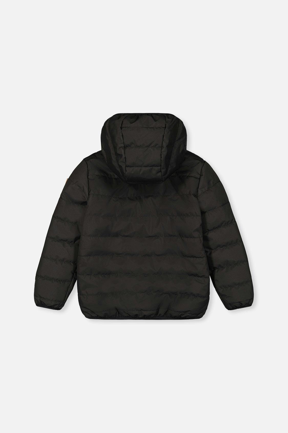 Insulating Quilted Mid-Season Jacket Black