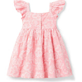 The Embroidered Bloom Dress, Pink