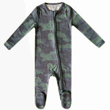 Zip-Up Footie Pajama - Hunter