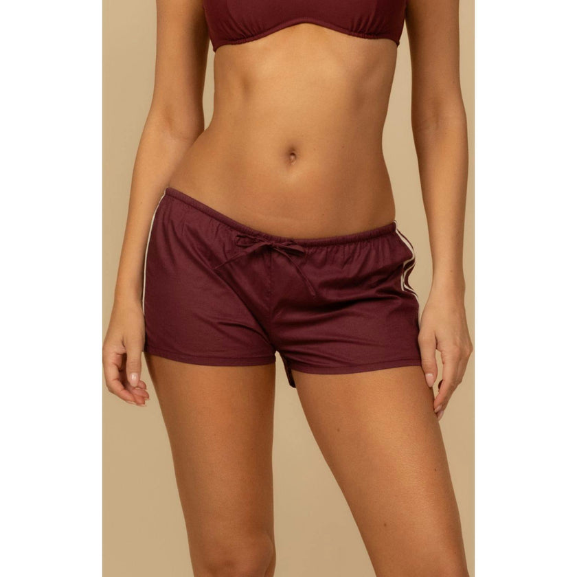 Sporty Low-Rise Drawstring Short