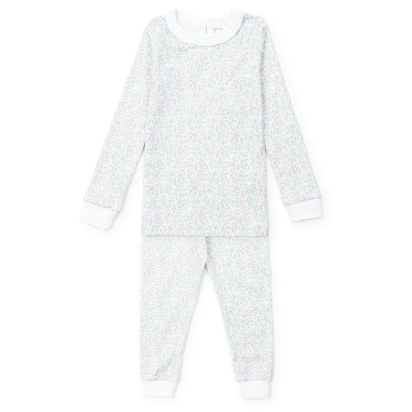 Ava Girls' Pajama Pant Set - Garden Soiree